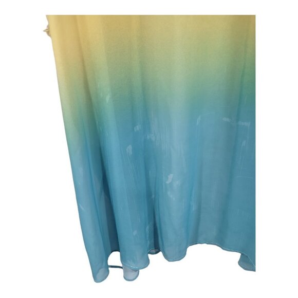 Lane Bryant Pastel Ombre Swim Cover Kimono One Size - Picture 3 of 3